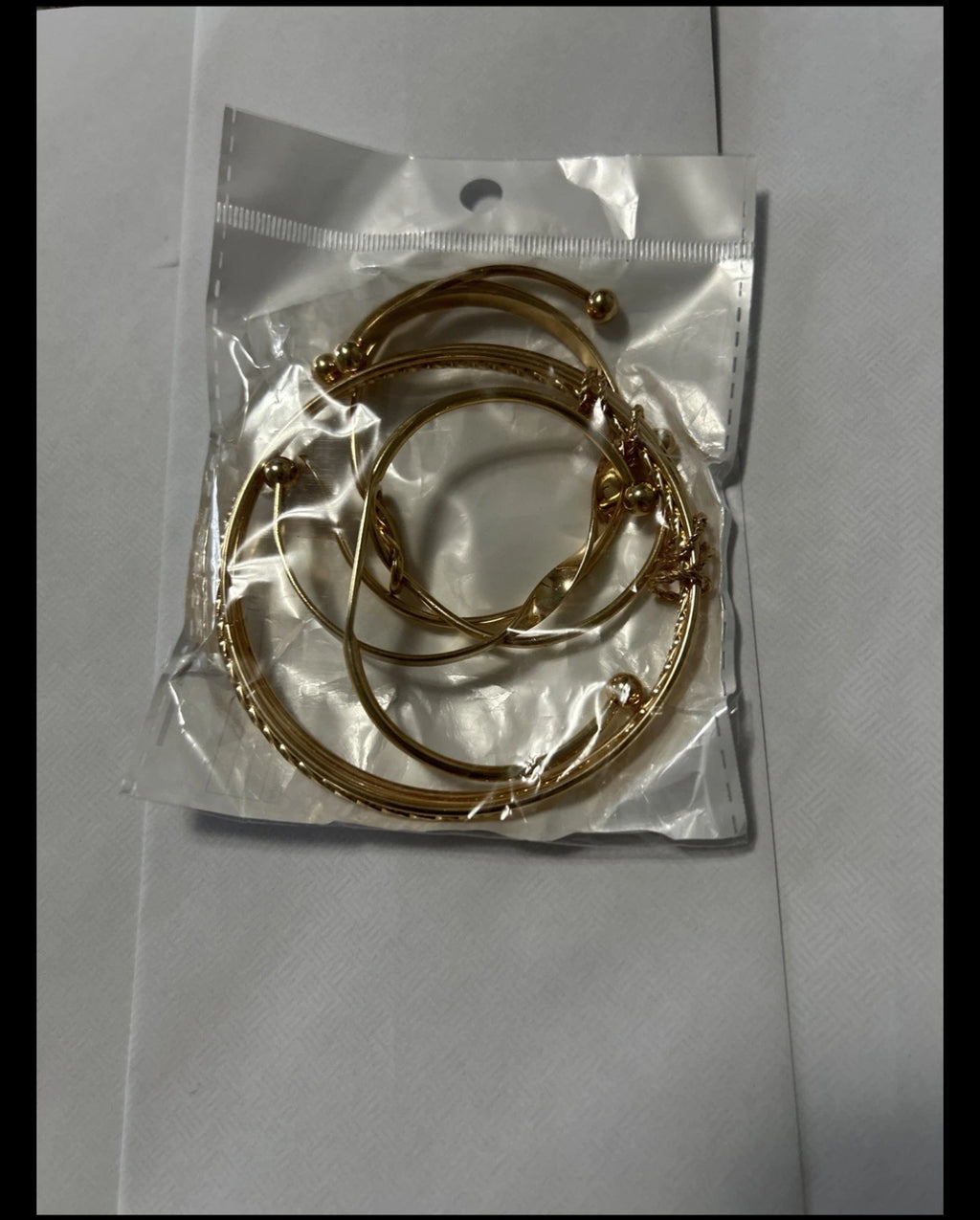 Luxe Layered Gold Bangle Stack Set