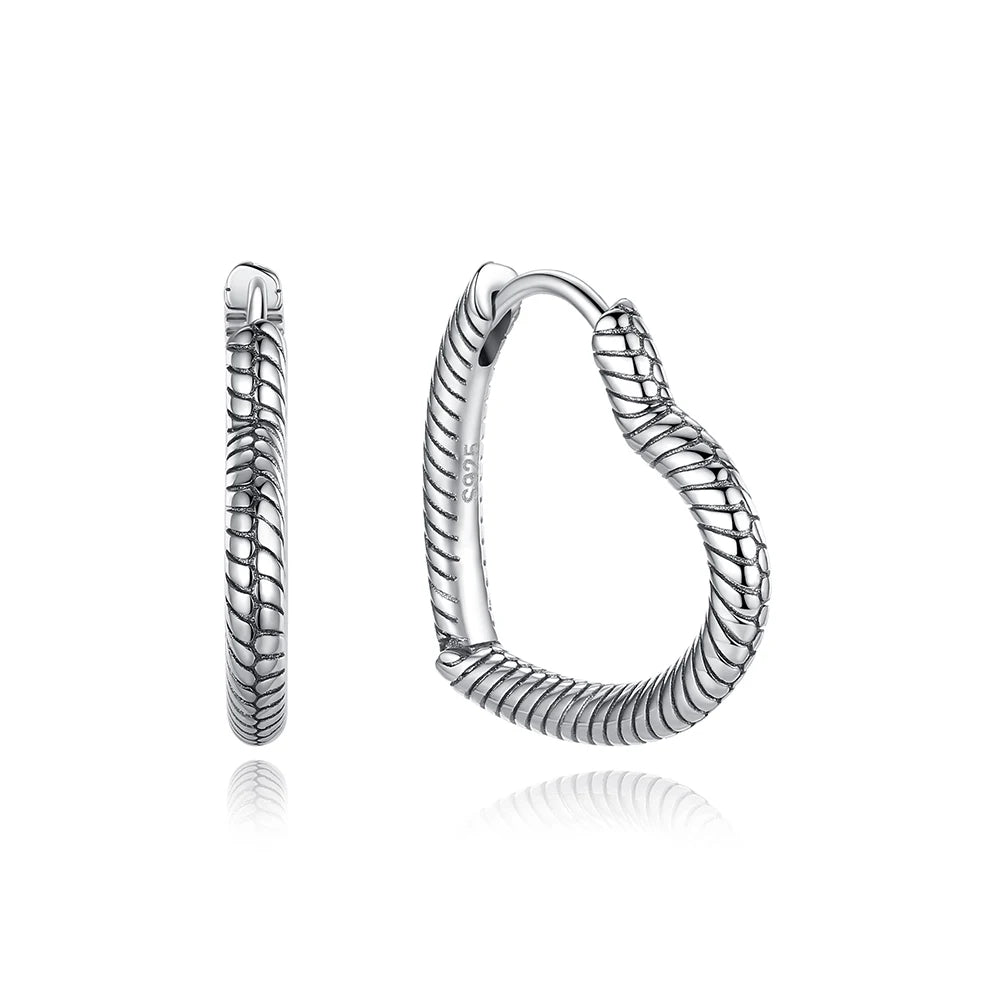 Original 925 Sterling Silver Earrings 2025 Stud Hoop Crystal Earings For Women Rose Gold Crown Heart Infinity Bee Earing Jewelry
