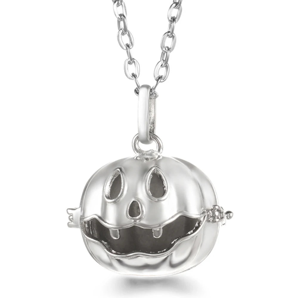 Mexico Chime Music Ball Caller Pendant Aromatherapy Diffuser Necklace Angel Wing Lockets Fine Zircon Pregnant Woman Jewelry Gift